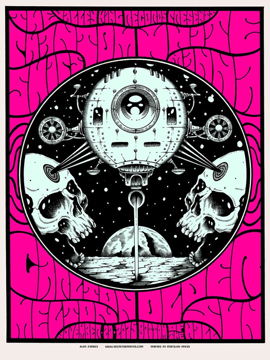 Alan Forbes buy street art screenprint poster silkscreen siebdruck concertposter poster prints art prints rock art