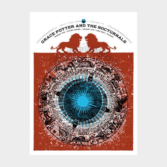 Aesthetic Apparatus 1 Michael Byzewski GRACE POTTER - CHICAGO musik art musik posters art of rock musikposter music designe
