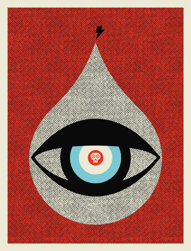 Aesthetic Apparatus Michael Byzewski EYE OF DOOM musik art musik posters art of rock musikposter music designe