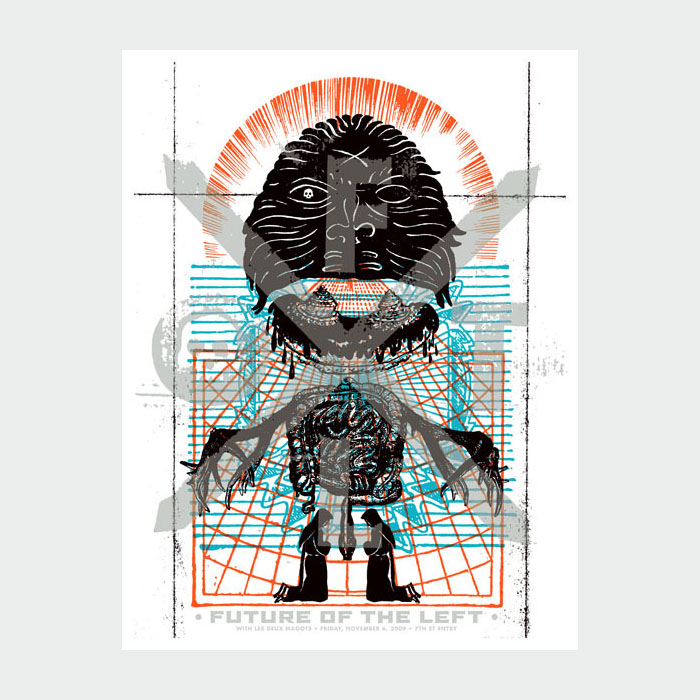 Aesthetic Apparatus Michael Byzewski FUTURE OF THE LEFT 1 musik art musik posters art of rock musikposter music designe