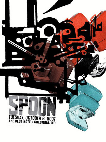 Aesthetic Apparatus Michael Byzewski SPOON musik art musik posters art of rock musikposter music designe