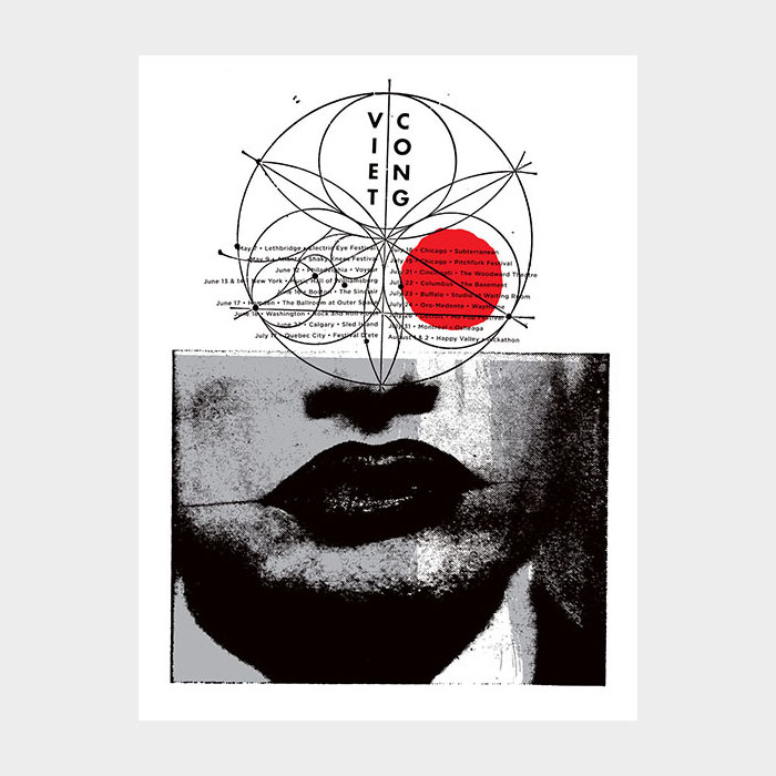 Aesthetic Apparatus Michael Byzewski VIET CONG musik art musik posters art of rock musikposter music designe