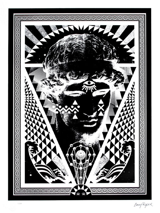 Casey Ryder creat siebdruck silkscreen urban art