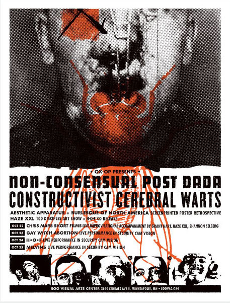 Aesthetic Apparatus Michael Byzewski Cerebral Warts musik art musik posters art of rock musikposter music designe