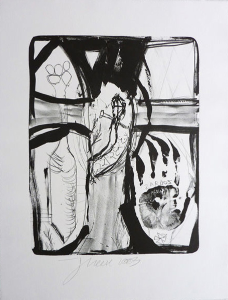 Jonathan Mees Griffelkunst Radierung Lithographie