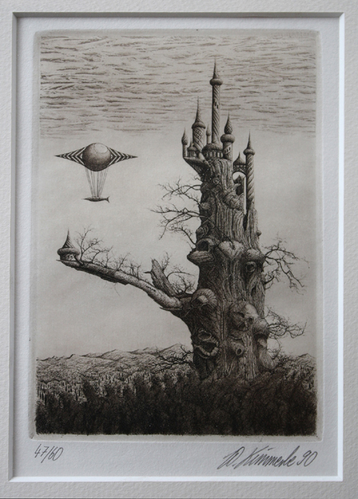 Werner Kimmerle Druckgrafik Radierung art buy art Druck Aquatinta
