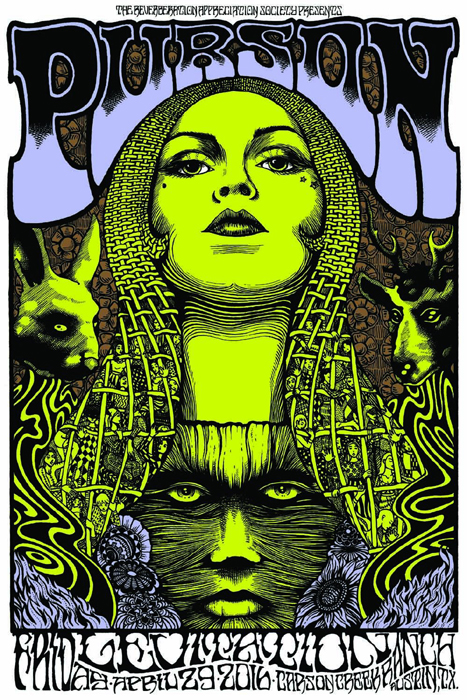 Alan Forbes poster art screenprint purson