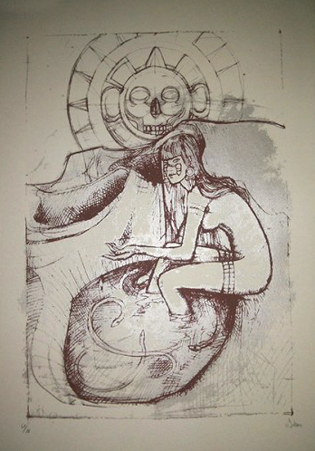 Malleus acqua silkscreen siebdruck concertposter poster prints art prints rock