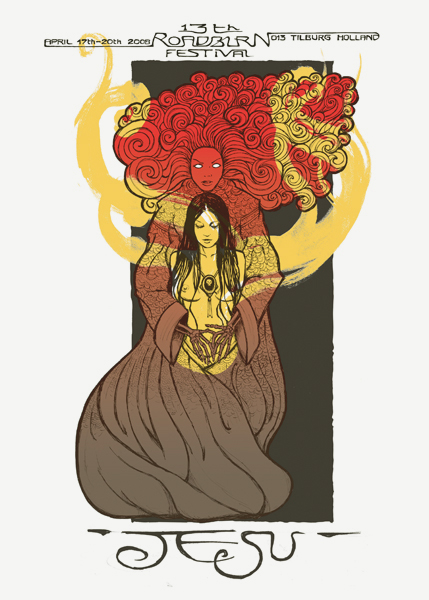 Malleus jesu Malleus heads silkscreen siebdruck concertposter poster prints art prints rock art dark nouvou