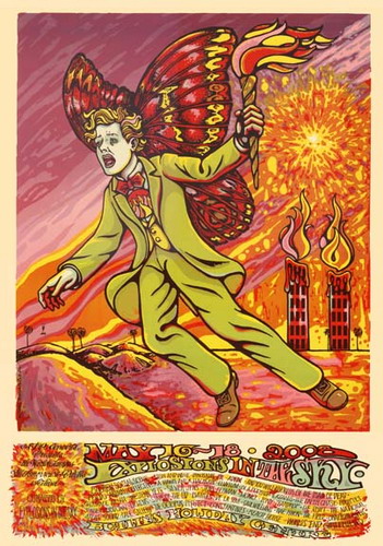 Michael Motorcycle poster art screenprint Siebdruck art of rock