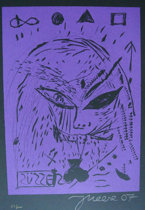 Jonathan Meese contemporary art buy art print Druckgrafik Grafik Süsser