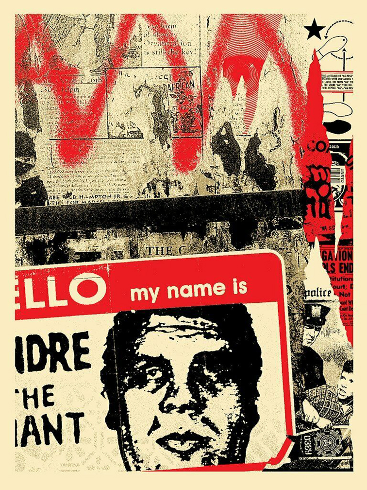 Shepard Fairey Hello My Name