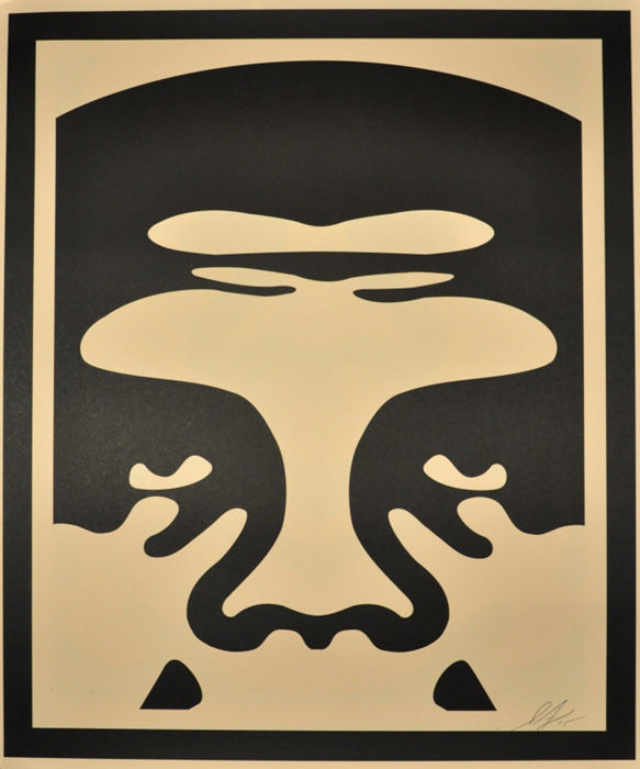 Shepard Fairey Obey offset print 2010 obey face cream