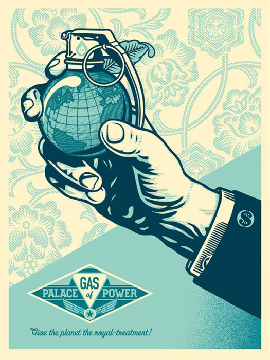 Shepard Fairey Obey silkscreen Siebdruck 2016 royal treatment money