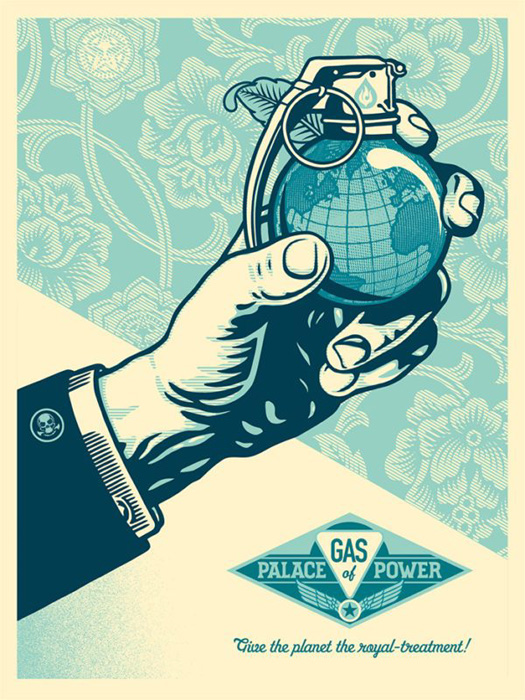 Shepard Fairey Obey silkscreen Siebdruck 2016 royal treatment skull poster