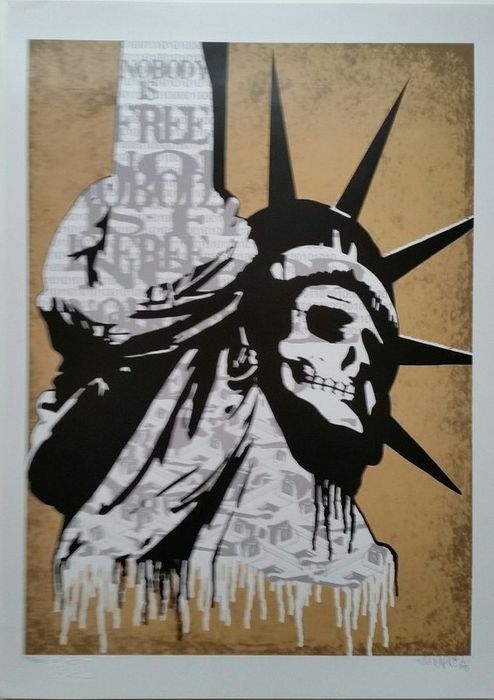 Sinero, urban art gallery buy street art screenprint poster