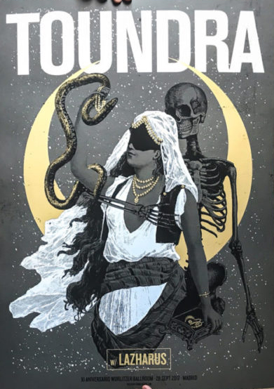 Xavi Forné, urban art gallery buy street art screenprint poster art of rock 