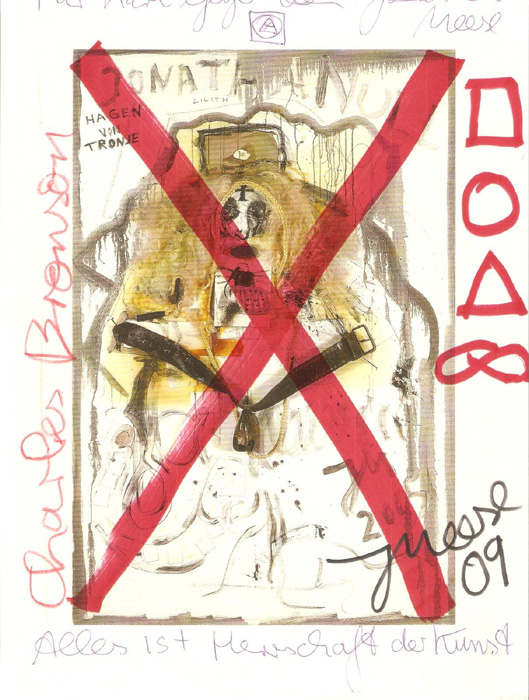 Jonathan Meese contemporary art buy art print Druckgrafik Grafik 