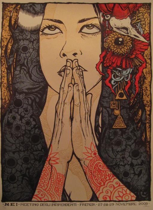 Malleus silkscreen siebdruck concertposter poster prints art prints rock art dark nouvou Malleus silkscreen siebdruck concertposter poster prints art prints rock art dark nouvou