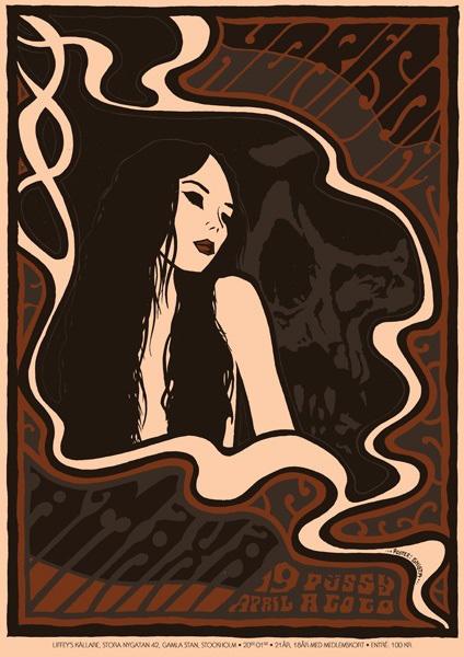 Robin Gnista art of rock silkscreen Rockposter Musikposter Siebdruck Ofset digital print Robin Gnista art of rock silkscreen Rockposter Musikposter Siebdruck Ofset digital print