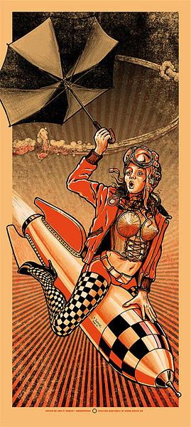 Douze Lars P. Krause art gallery buy street art screenprint poster art of rock Douze Lars P. Krause art gallery buy street art screenprint poster art of rock