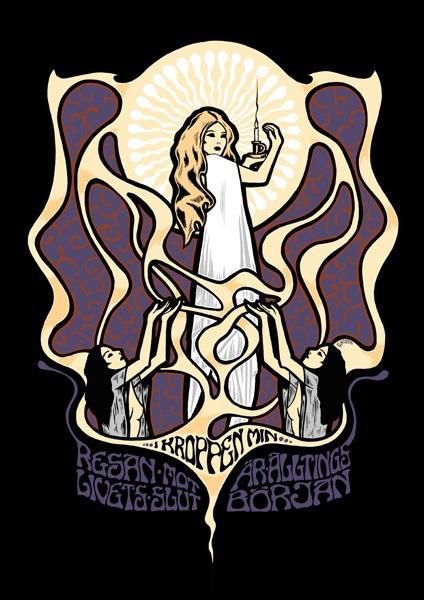 Robin Gnista art of rock silkscreen Rockposter Musikposter Siebdruck Ofset digital print Robin Gnista art of rock silkscreen Rockposter Musikposter Siebdruck Ofset digital print