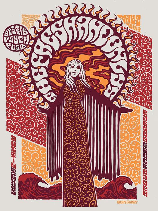 Robin Gnista art of rock silkscreen Rockposter Musikposter Siebdruck Ofset digital print Robin Gnista art of rock silkscreen Rockposter Musikposter Siebdruck Ofset digital print