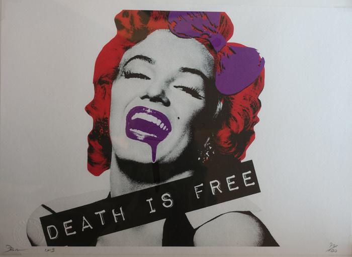 Death NYC, urban art gallery buy street art screenprint poster Death NYC, urban art gallery buy street art screenprint poster