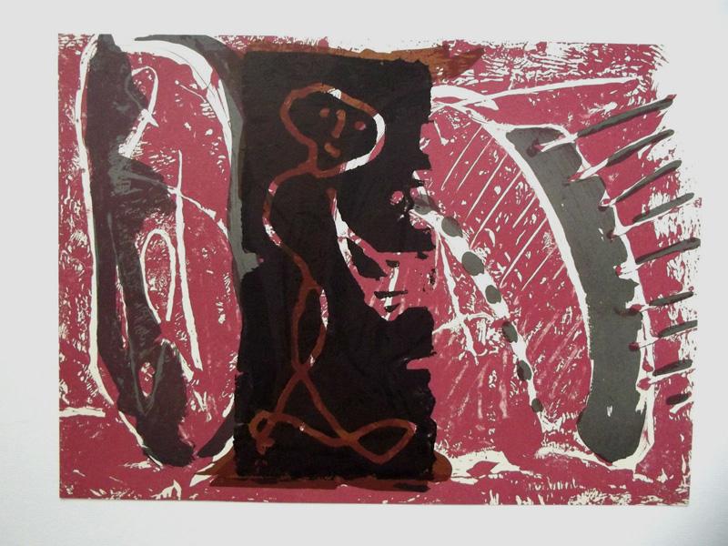 MARKUS LÜPERTZ Zwischenraumgespenster 5 Grafik Lithografie Litho Siebdruck screenprint Original Druckgrafik Druck Print Junge wilde MARKUS LÜPERTZ Zwischenraumgespenster 5 Grafik Lithografie Litho Siebdruck screenprint Original Druckgrafik Druck Print Junge wilde