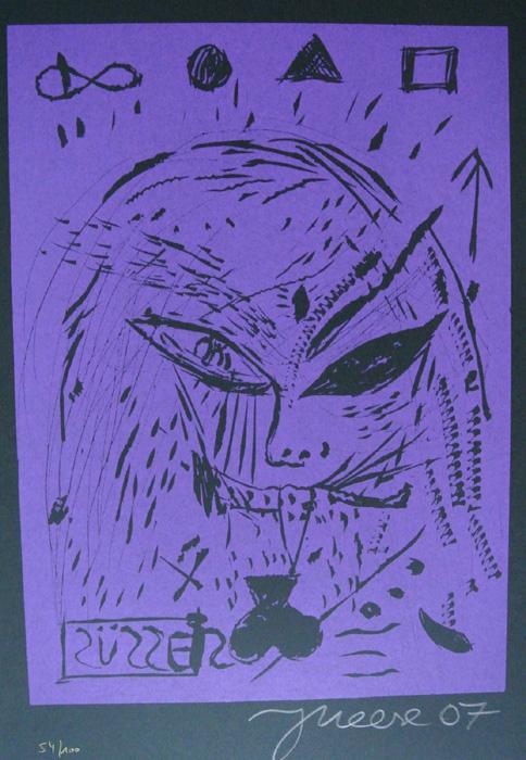 Jonathan Meese contemporary art buy art print Druckgrafik Grafik Süsser
