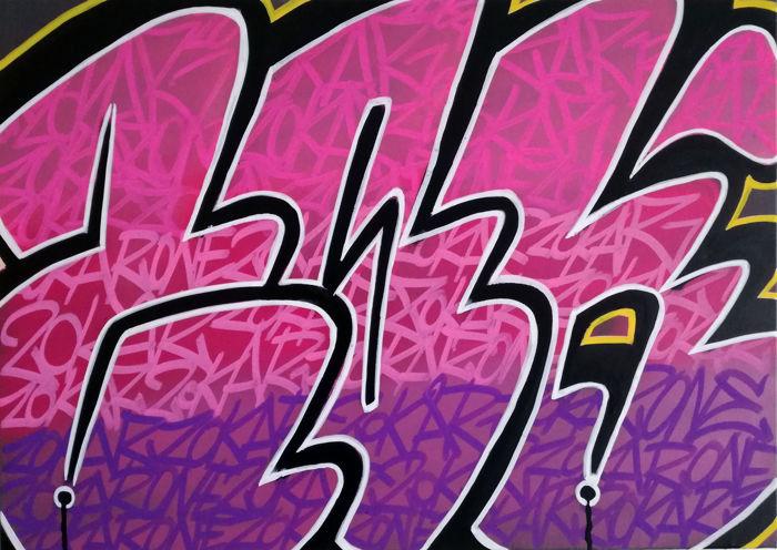 Zokar street art original spray paint Zokar street art original spray paint