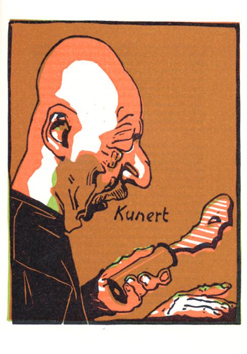 GÜNTER KUNERT,NACH RECHTS UNTEN GEWANDT MIT DING,ZWEI HÄNDE kunert Lithografie Johannes Grützke Holzschnitt Radierung Schabradierung Offsetdruckt Druckgrafik Kaltnadelradierung