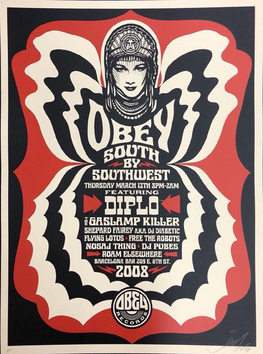 shepard fairey screenprint shepard fairey screenprint
