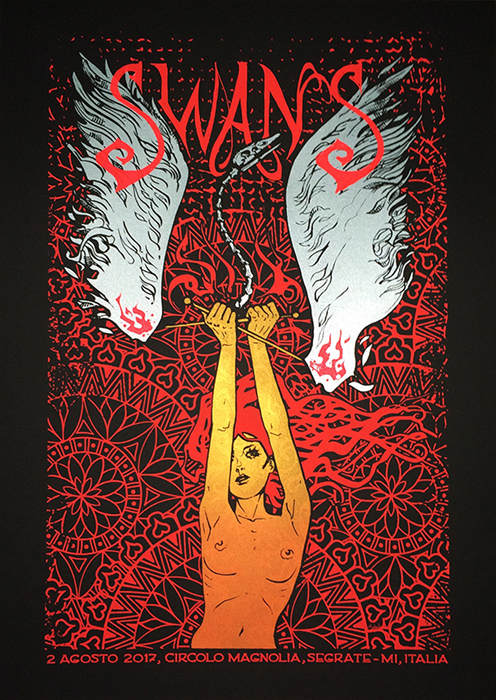 Malleus the heads silkscreen siebdruck concertposter poster prints art prints rock art dark nouvouMalleus silkscreen siebdruck concertposter poster prints art prints rock art dark nouvou